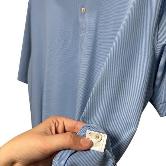 Peter Millar | Grove Performance Jersey Polo Shirt | Golf Summer Comfort | Large - Picture 6 of 7